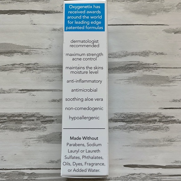 NIB Oxygenetix Oxygenating Hydro-Matrix Acne Control 2.54oz - Picture 2 of 5